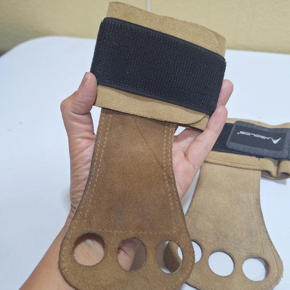 Aeglos Leather Gymnastics Grips Size Small CrossFit Weightlifting Pull Up Grips